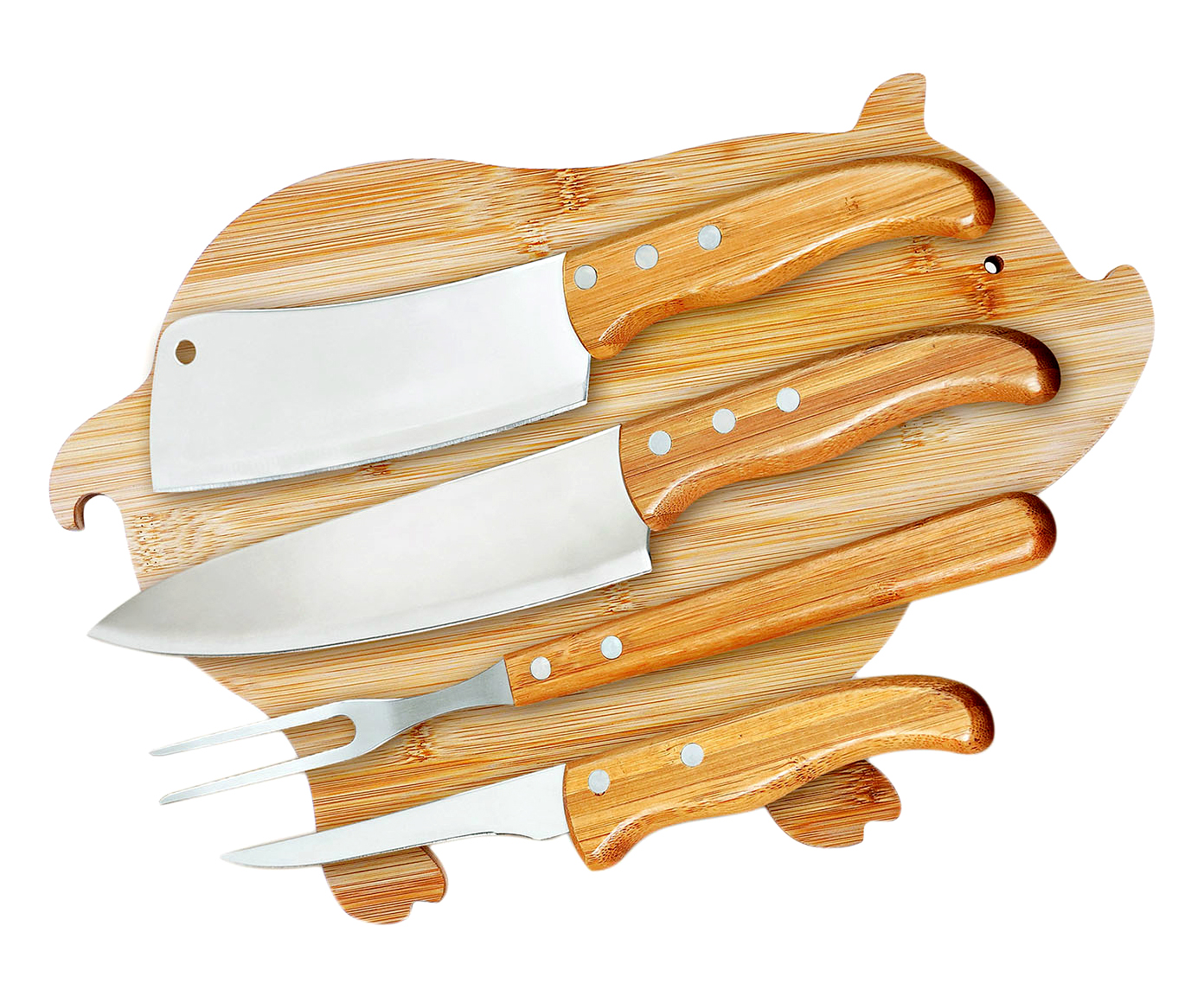 Jogo de Utens&iacute;lios para Cozinha em Inox Vittorio'S Pig Lux - image 0