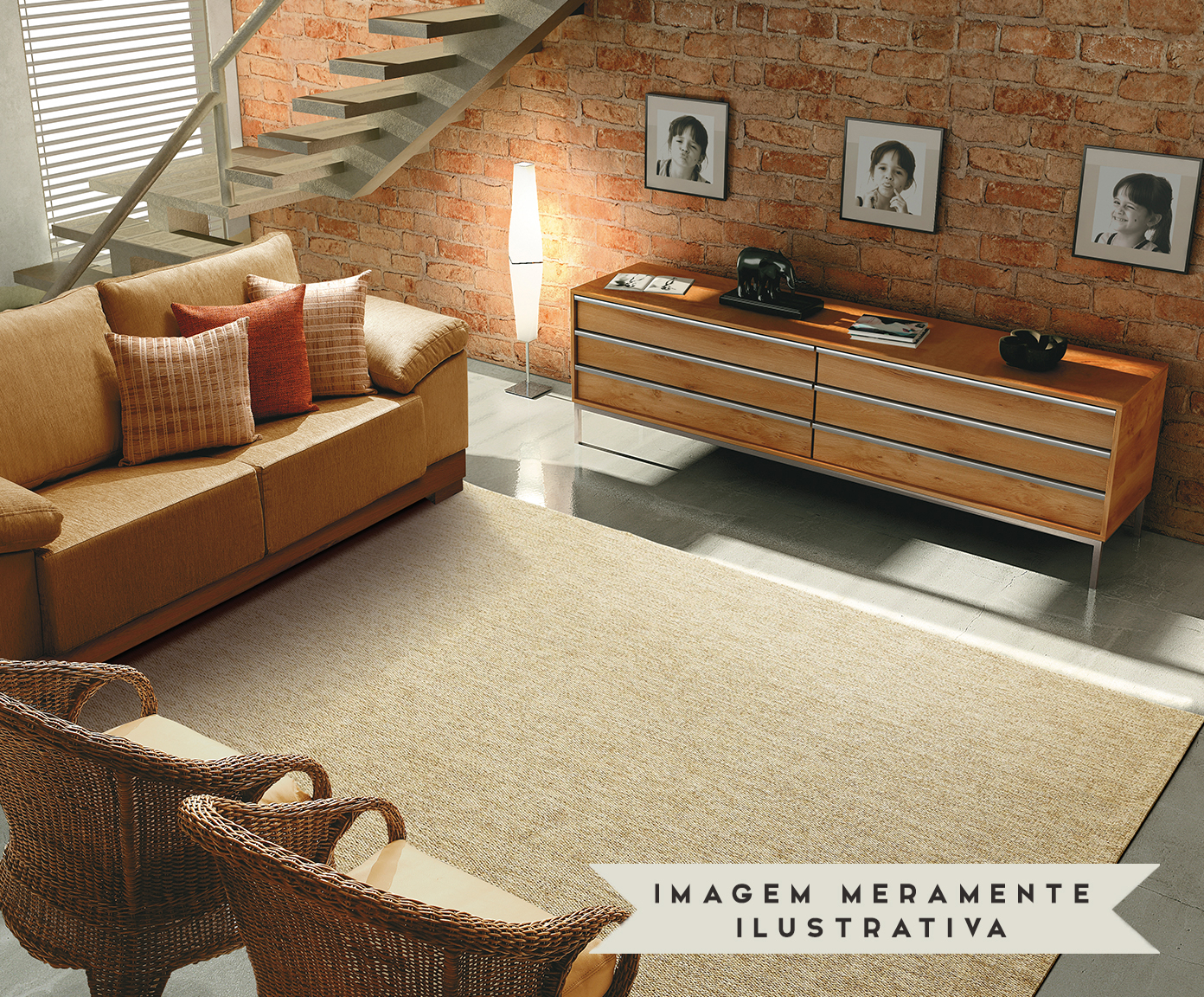 Tapete Debrum New Boucle Palha image number 2