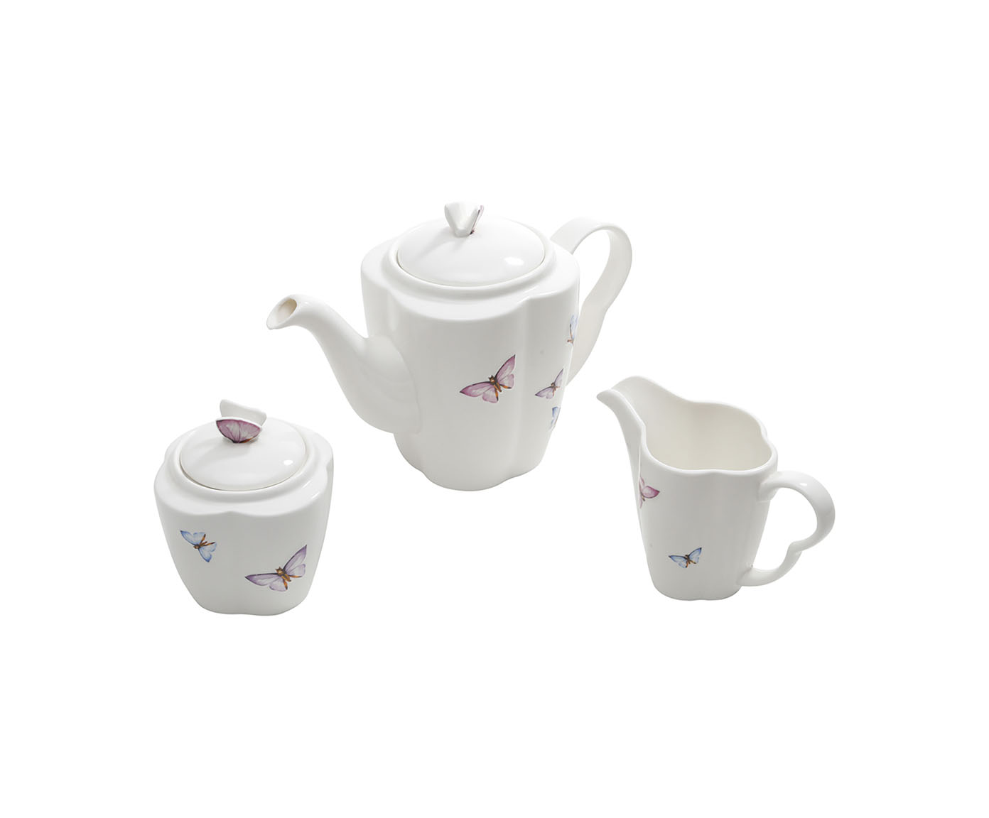 Jogo para Servir em Porcelana Borboleta - image 1