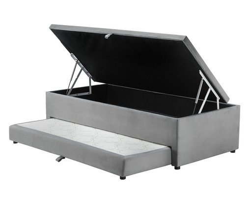 Cama Box Ba&uacute; 3 em 1 - Cinza image number 3