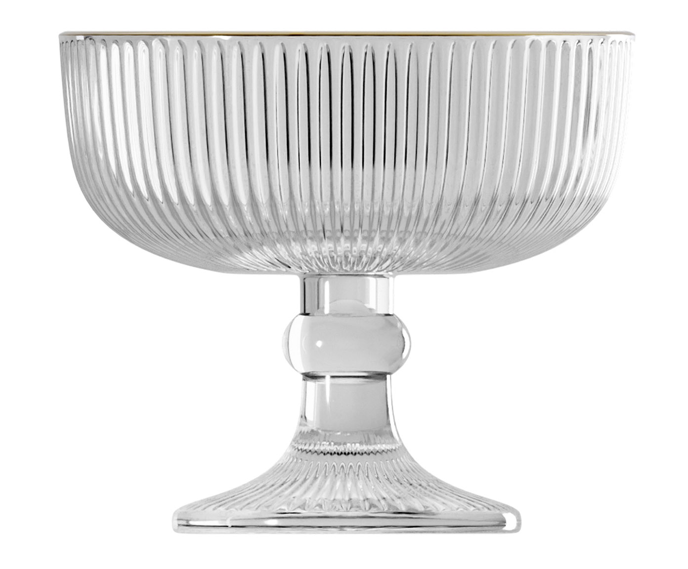 Ta&ccedil;a para Sobremesa com Fio Dourado Lines - image 0