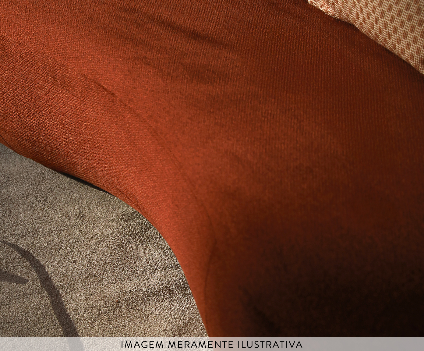 Sof&aacute; Petra em Boucle Soft Terracota  III image number 7