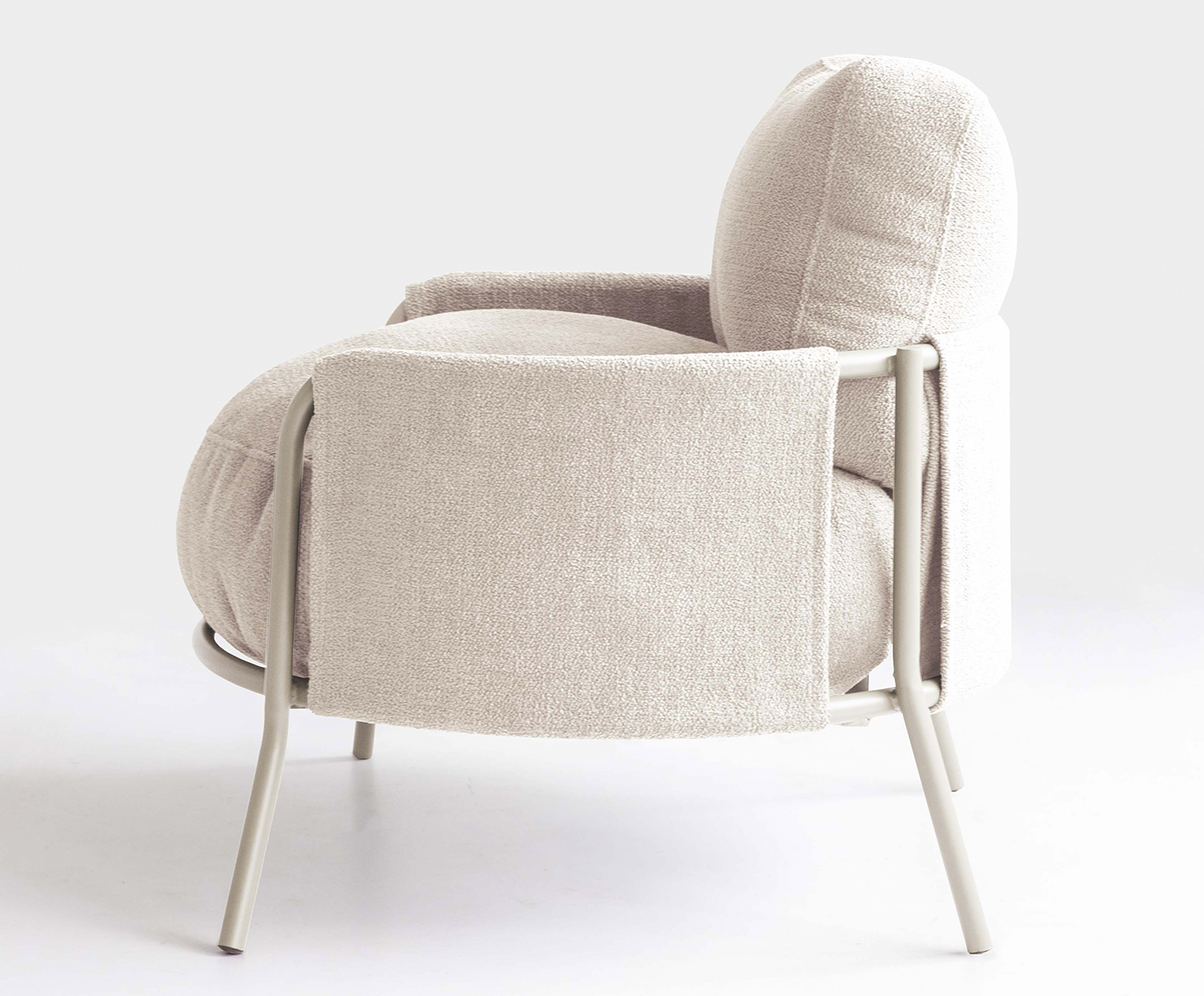 Poltrona Luden Boucl&eacute; Porcelana - image 1