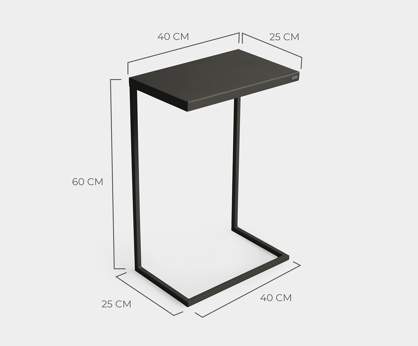Mesa de Apoio Wire Preto - image 1