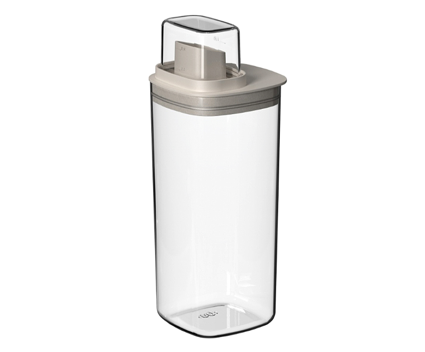 Dispenser Quadrado Flow Fechado Bege - image 0
