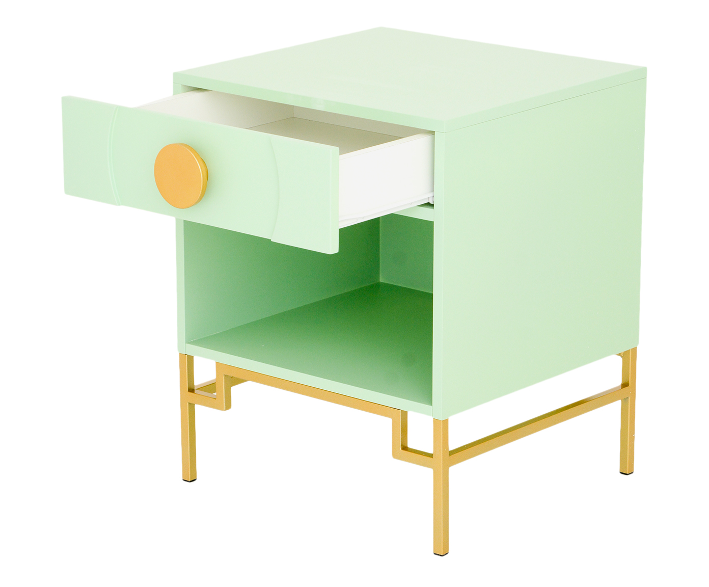Mesa de Cabeceira Cerchio D'Oro com Nicho - Mint image number 3