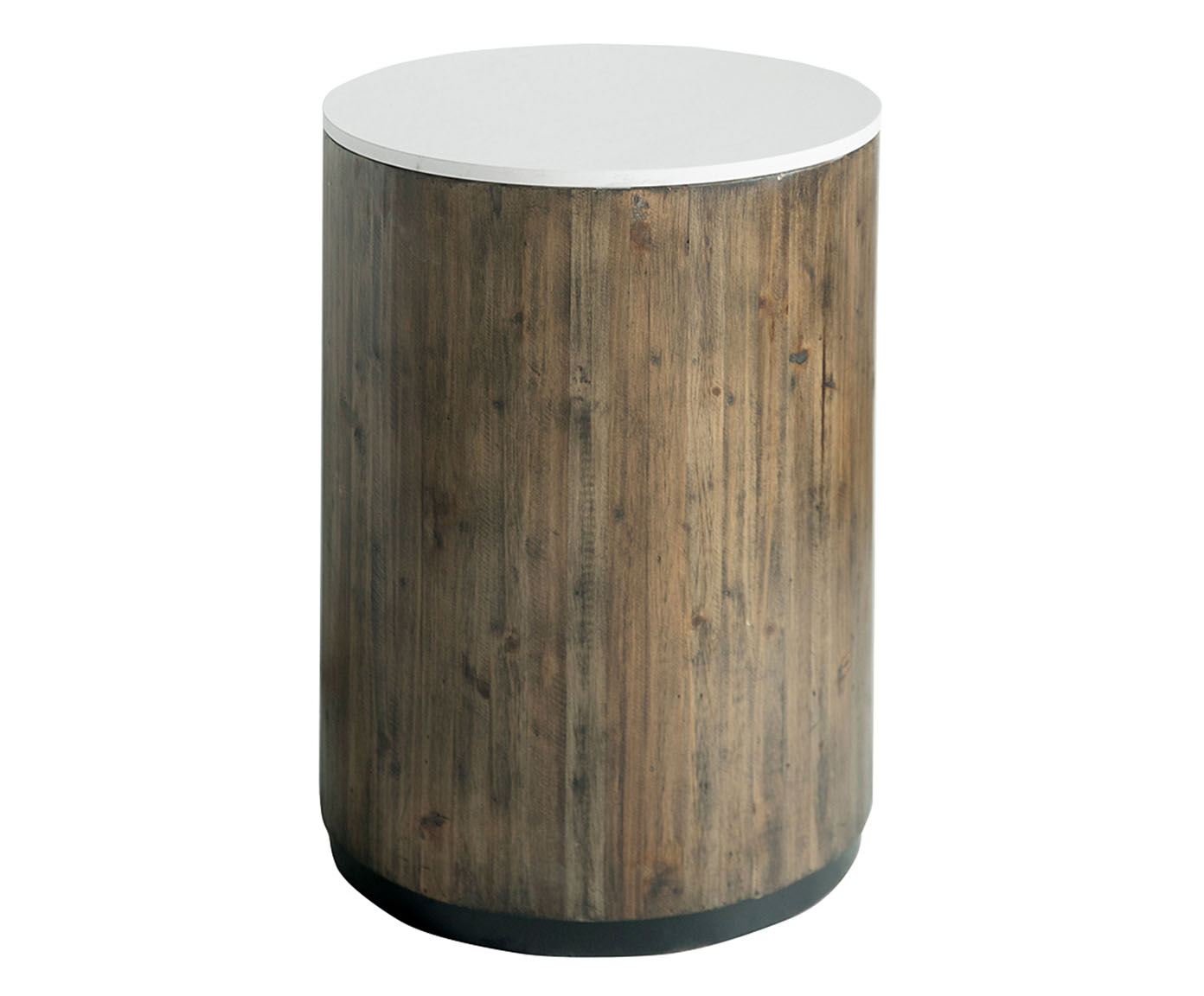 Mesa Lateral Brassanini Marrom e Branco - image 0