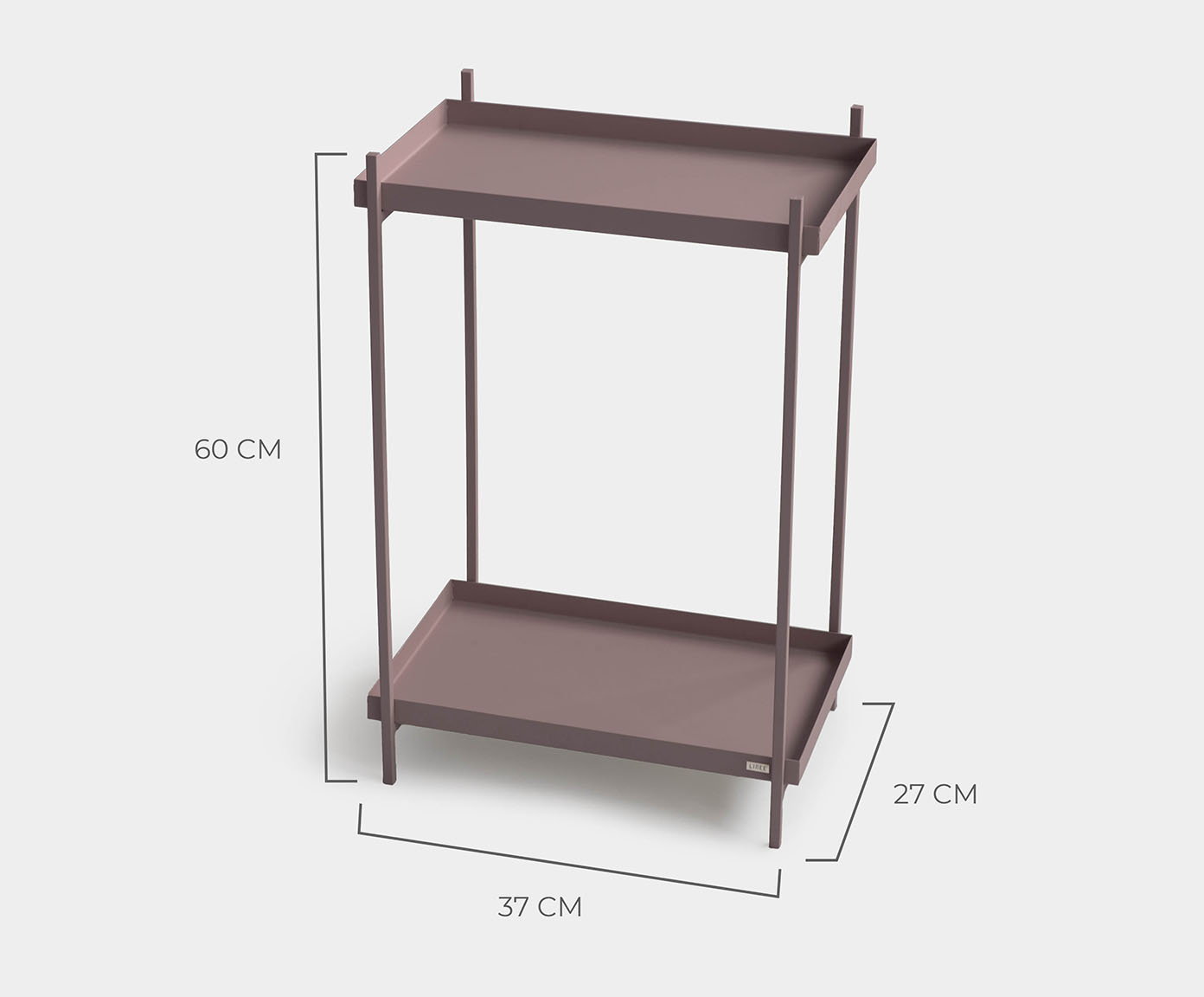 Mesa de Cabeceira Slim Wire Rubi - image 1