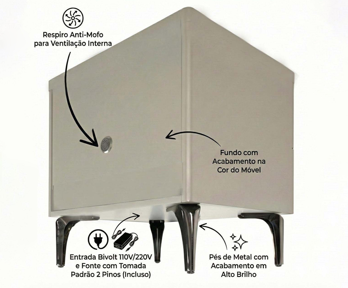 Mesa de Cabeceira Inteligente Smart Deluxe image number 4