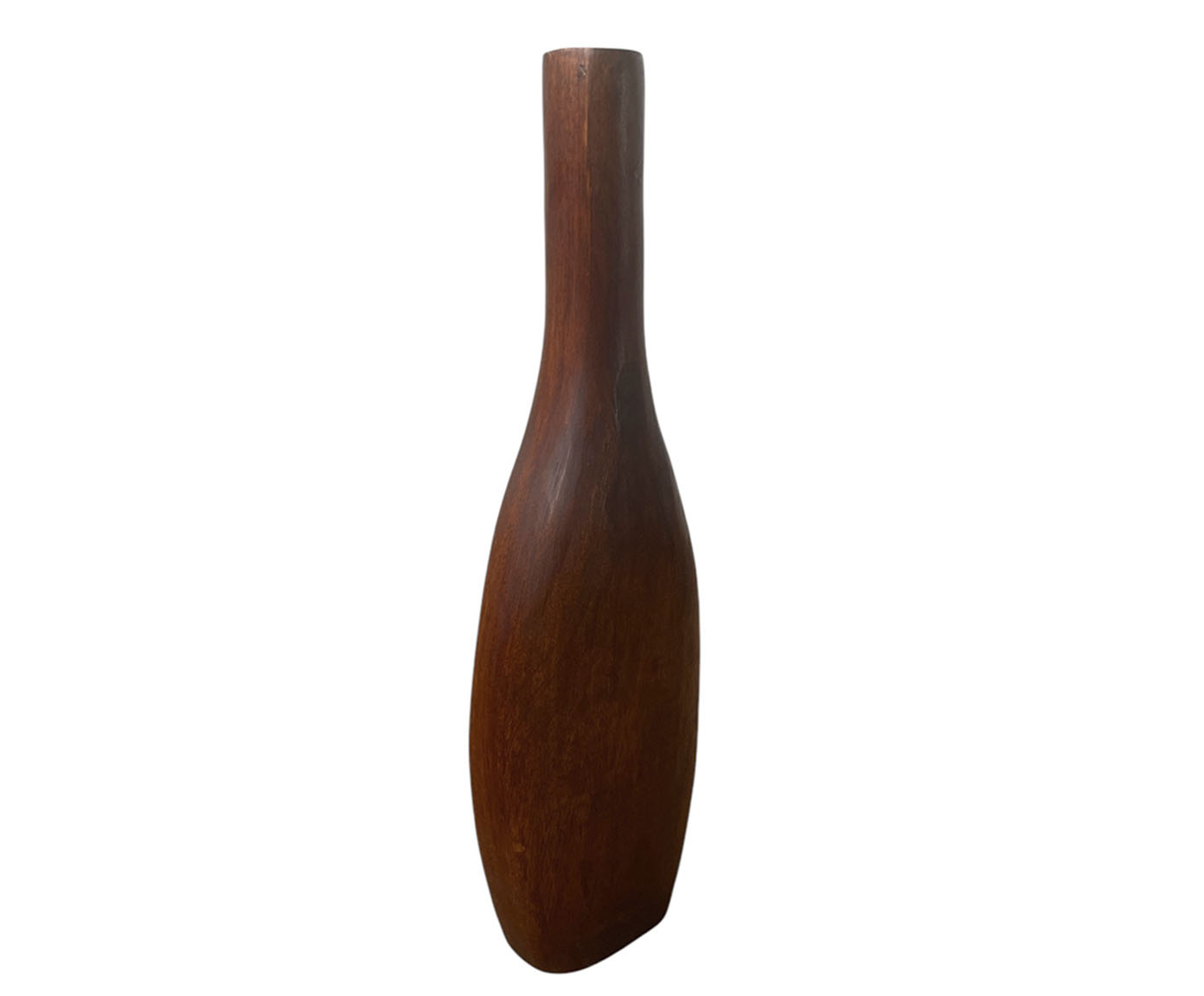 Vaso em Madeira Osmarini - Marrom Claro - image 0