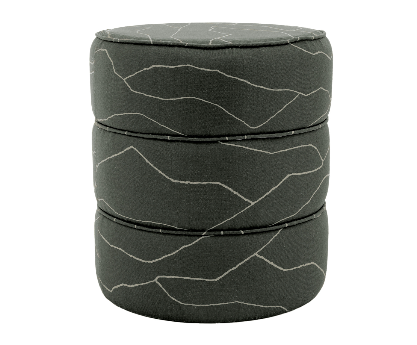 Pufe Estampado Gomos Riscos - image 0