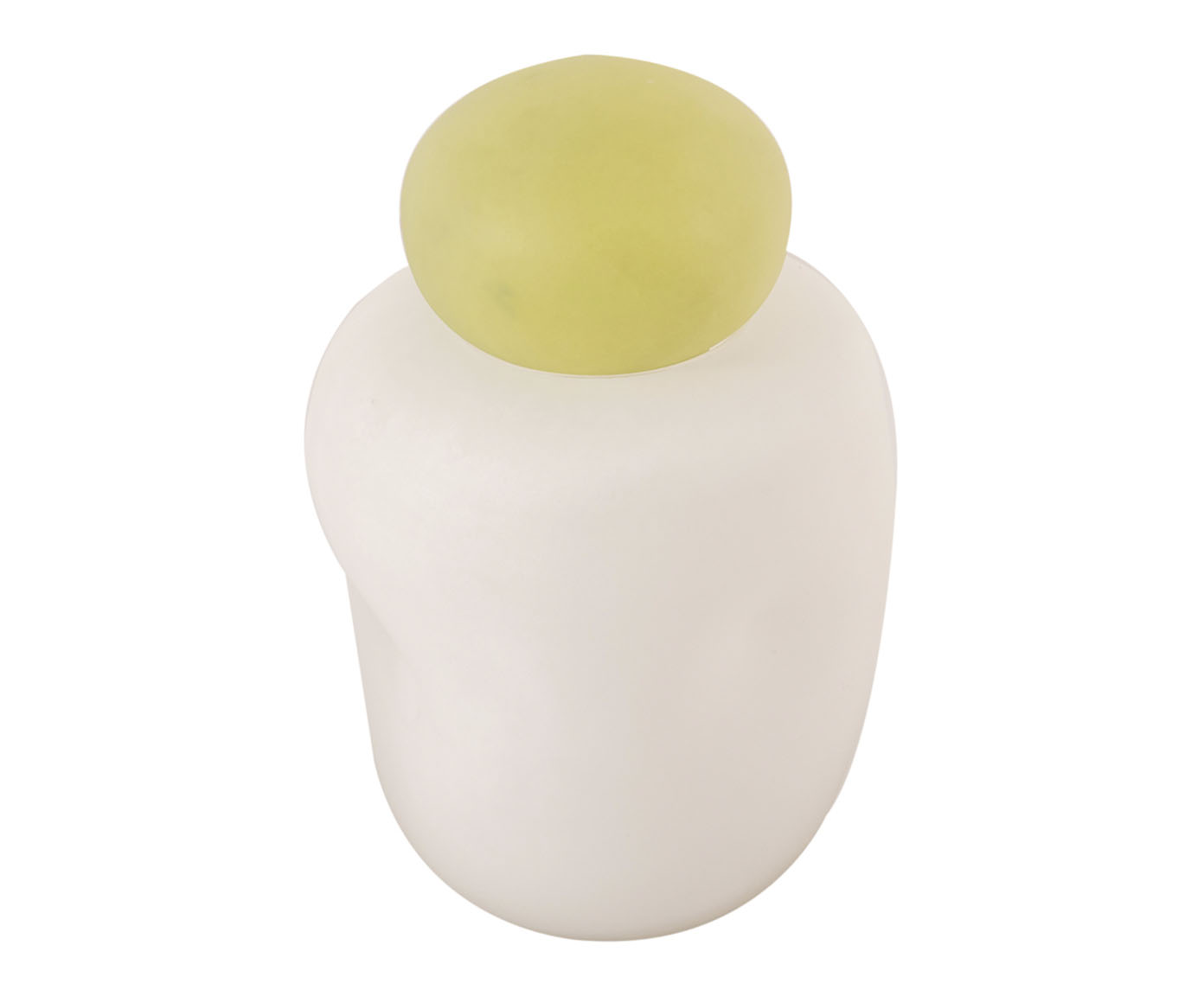 Vaso com Tampa Ocarina - Branco - image 0