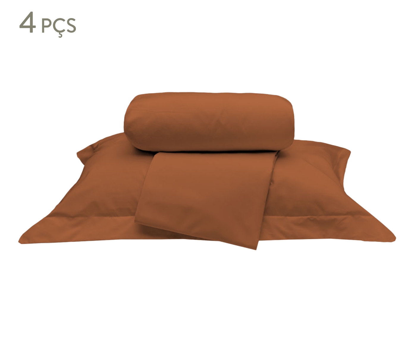 Jogo de Len&ccedil;ol Cl&aacute;ssico Tous Les Jours Terracota 200 Fios - image 0
