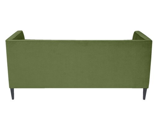 Sof&aacute; Day Bed Bergamo em Veludo - Verde image number 13