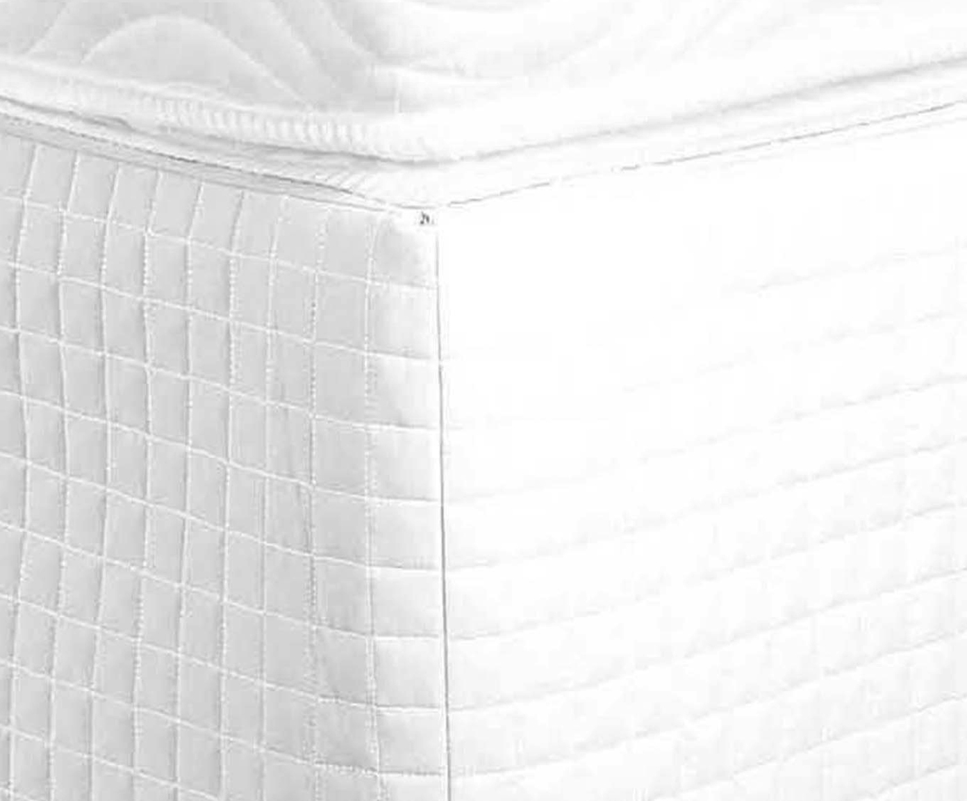 Saia para Cama Box Max Pastilha Branca - image 1