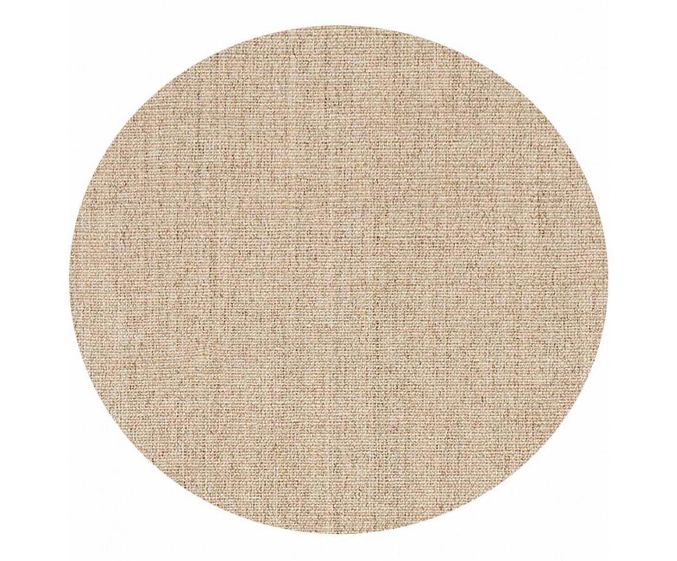 Tapete Redondo Debrum Boucle Bege - image 0