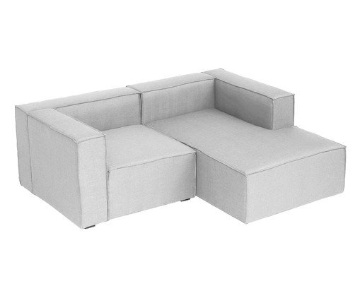 Sof&aacute; 2 M&oacute;dulos Chaise Direito Mensa Fendi image number 3