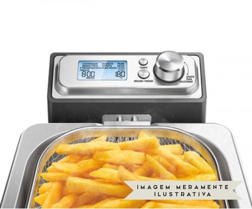 Fritadeira El&eacute;trica Smart Prata by Breville image number 3