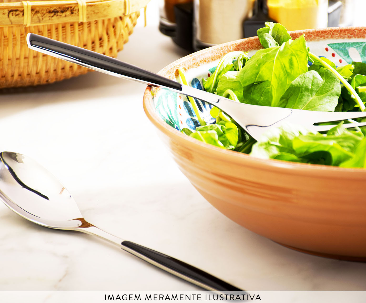 Jogo de Talheres para Salada Glamour image number 4