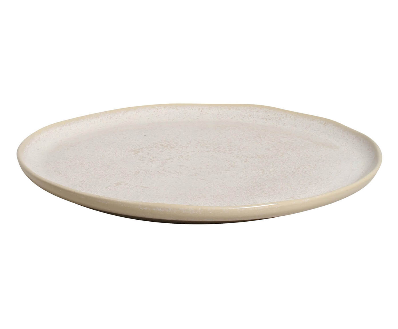 Jogo de Pratos Raso Bio Latte Cru - image 1