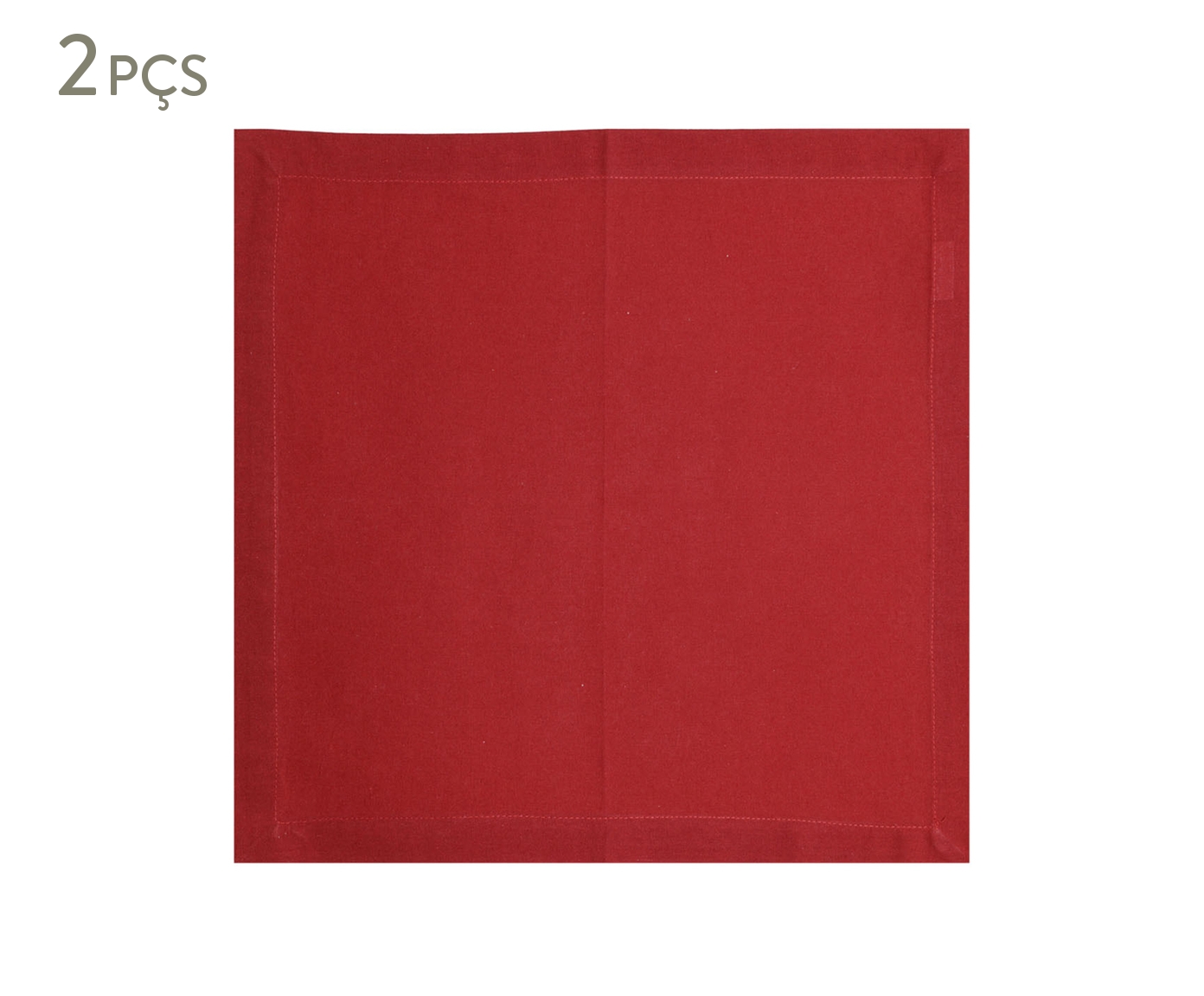 Jogo de Guardanapos Basic Vermelho - image 0