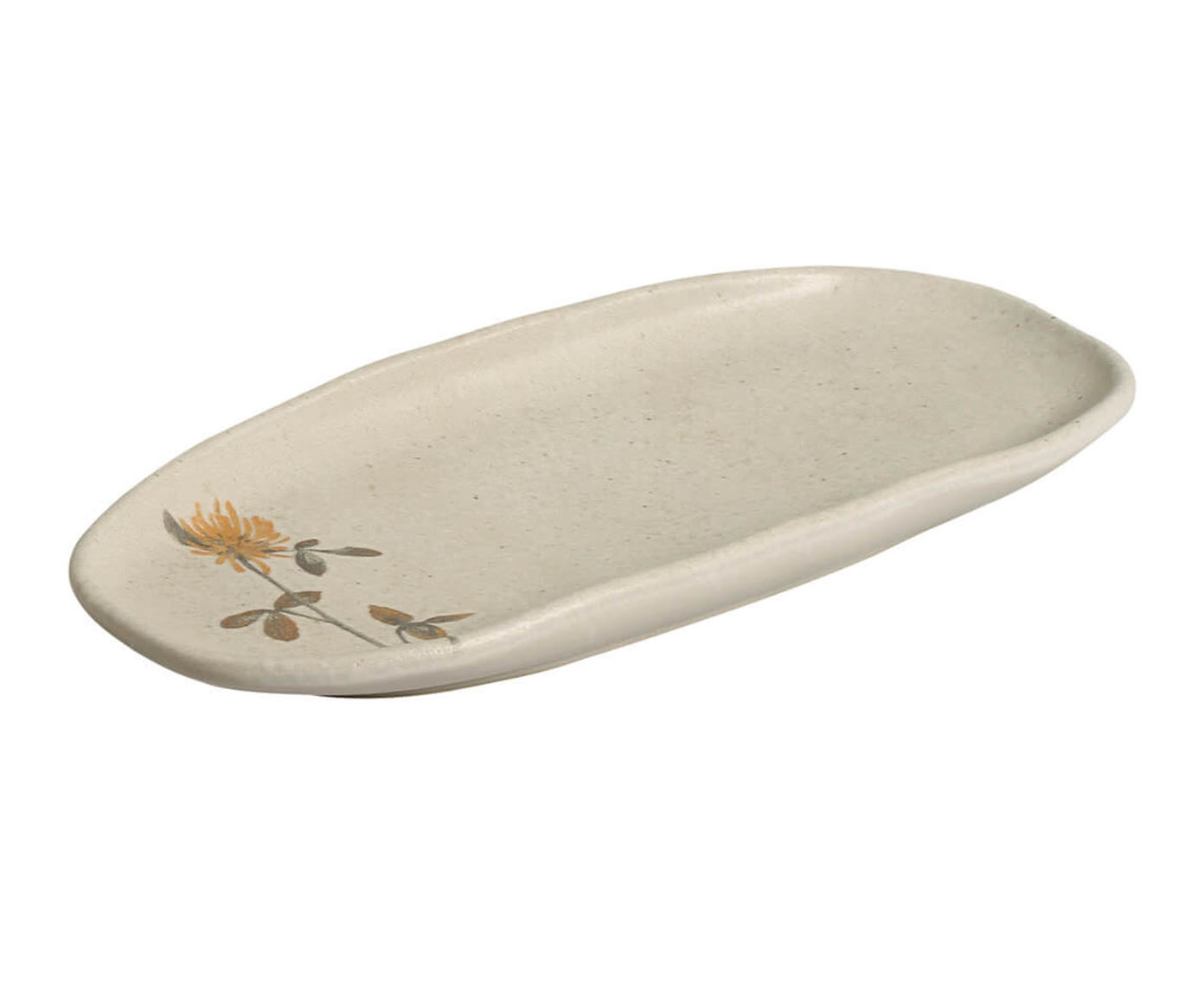Jogo de Travessas Oval Rasa Pequena Campestre Floral - image 1