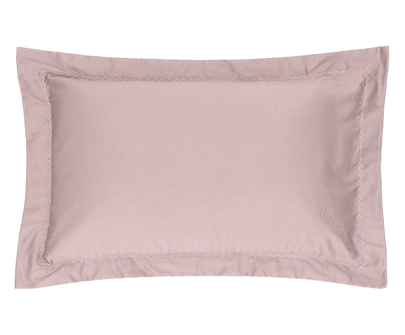 Fronha Finesse Bordado com Abas - Rose - image 0