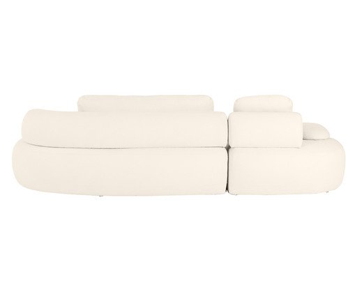 Sof&aacute; Laguna by Elle - Lateral Direta Estendida Boucle Off White VII image number 3