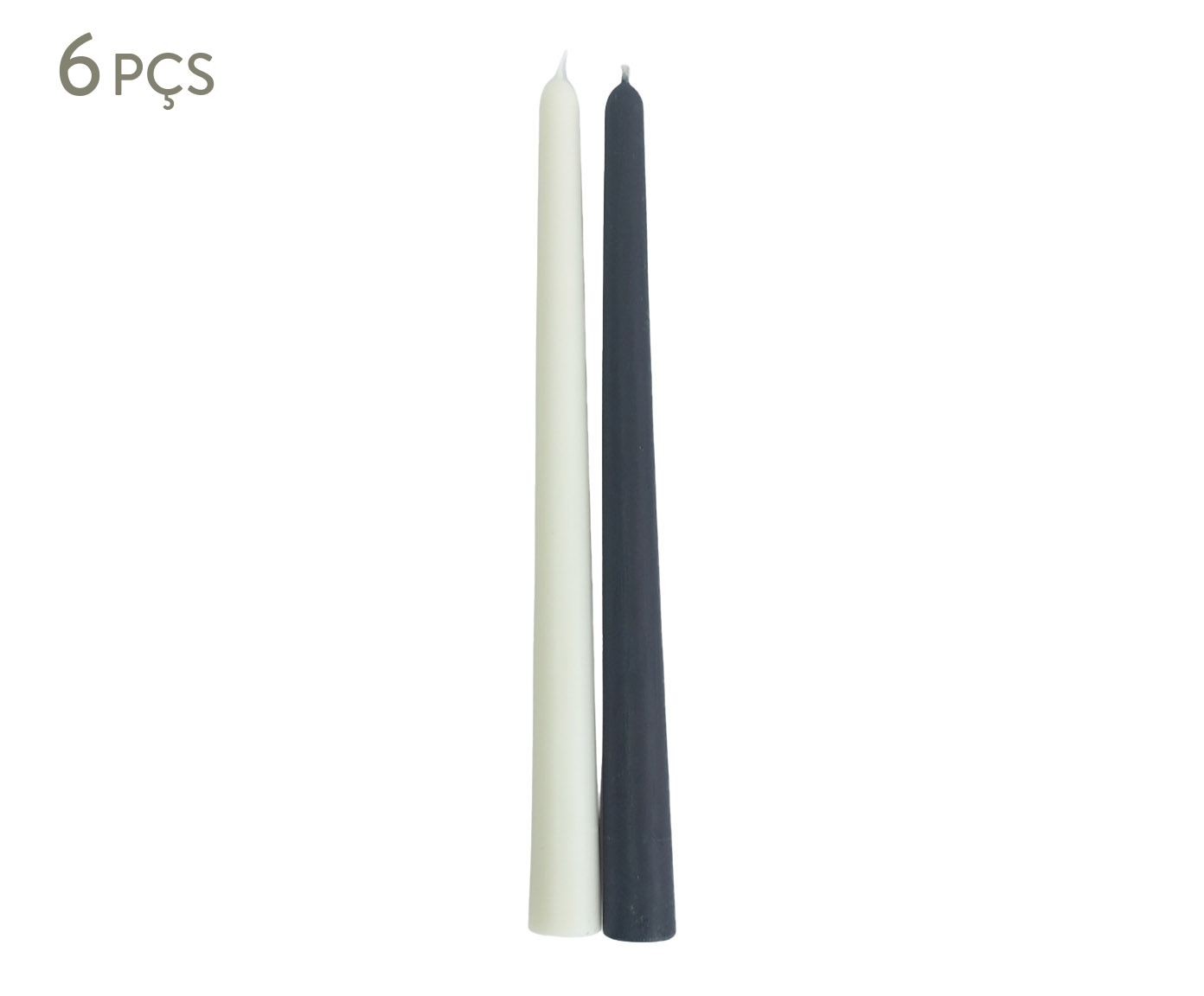 Velas para Casti&ccedil;al P&B - 6 pe&ccedil;as - image 0