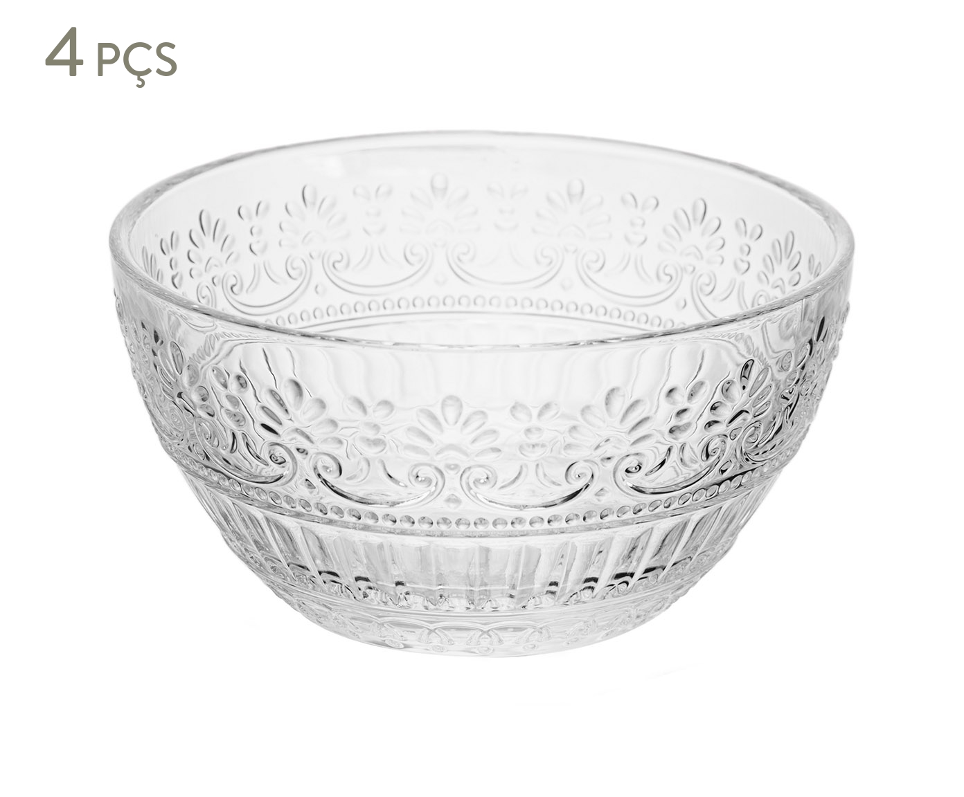 Jogo de Bowls De Cristal Mauve - image 0