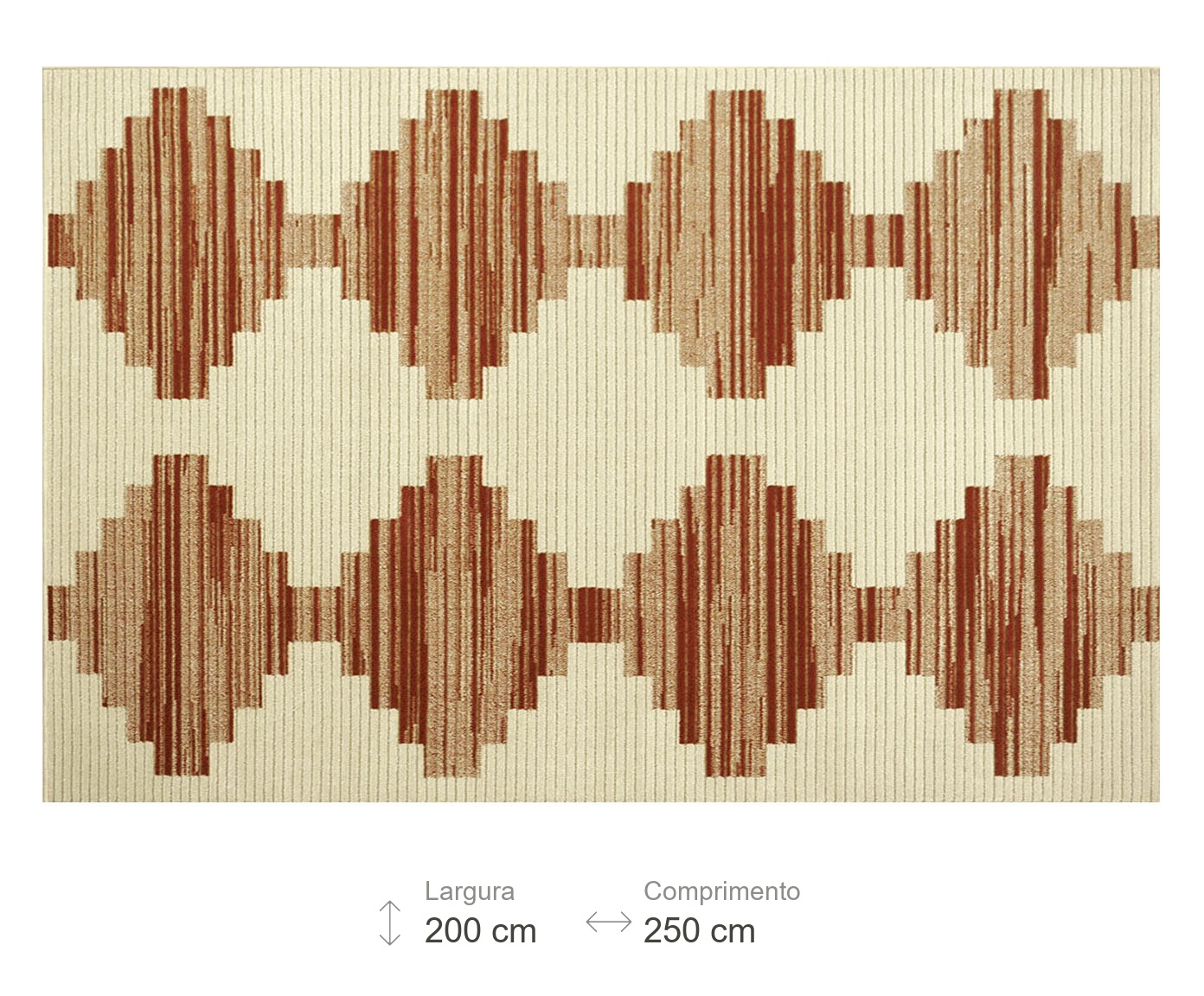 Tapete Chevron Desert Vermelho image number 7