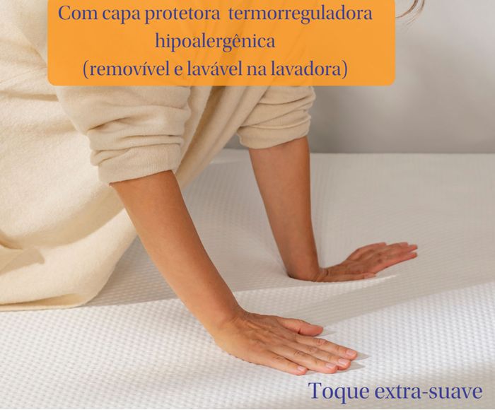 Cama Ba&uacute; Emma + Colch&atilde;o Emma Original Cinza - Casal image number 15