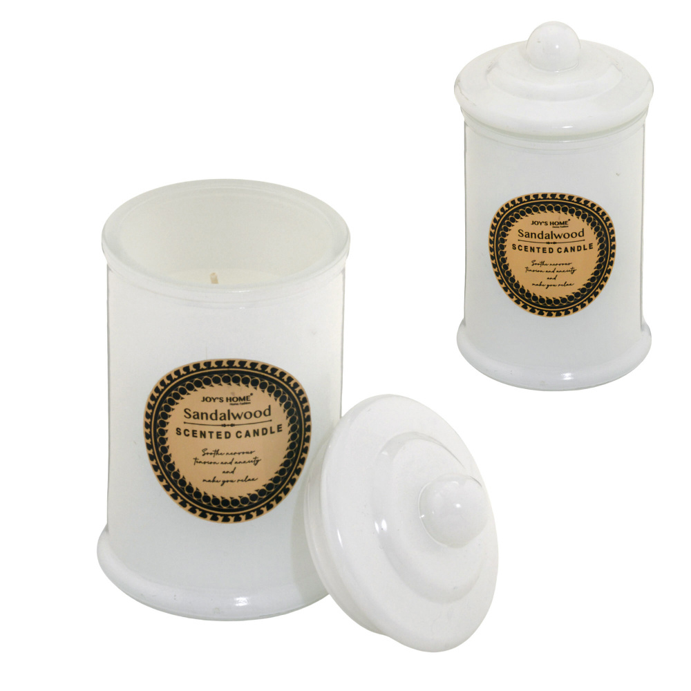 Vela Decorativo Branco e Dourado - image 0