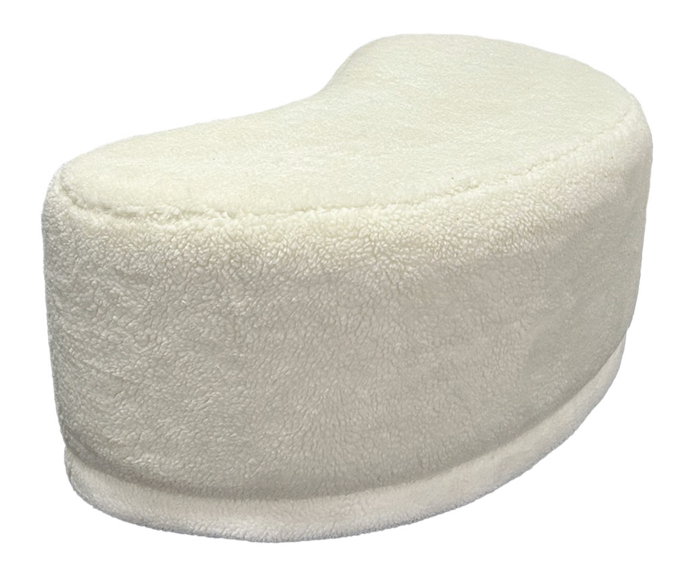 Puff Grand em Boucle Longo Off-White - image 1