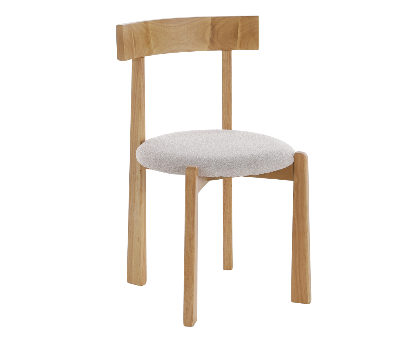 Cadeira Talin Boucl&eacute; Off White - image 1