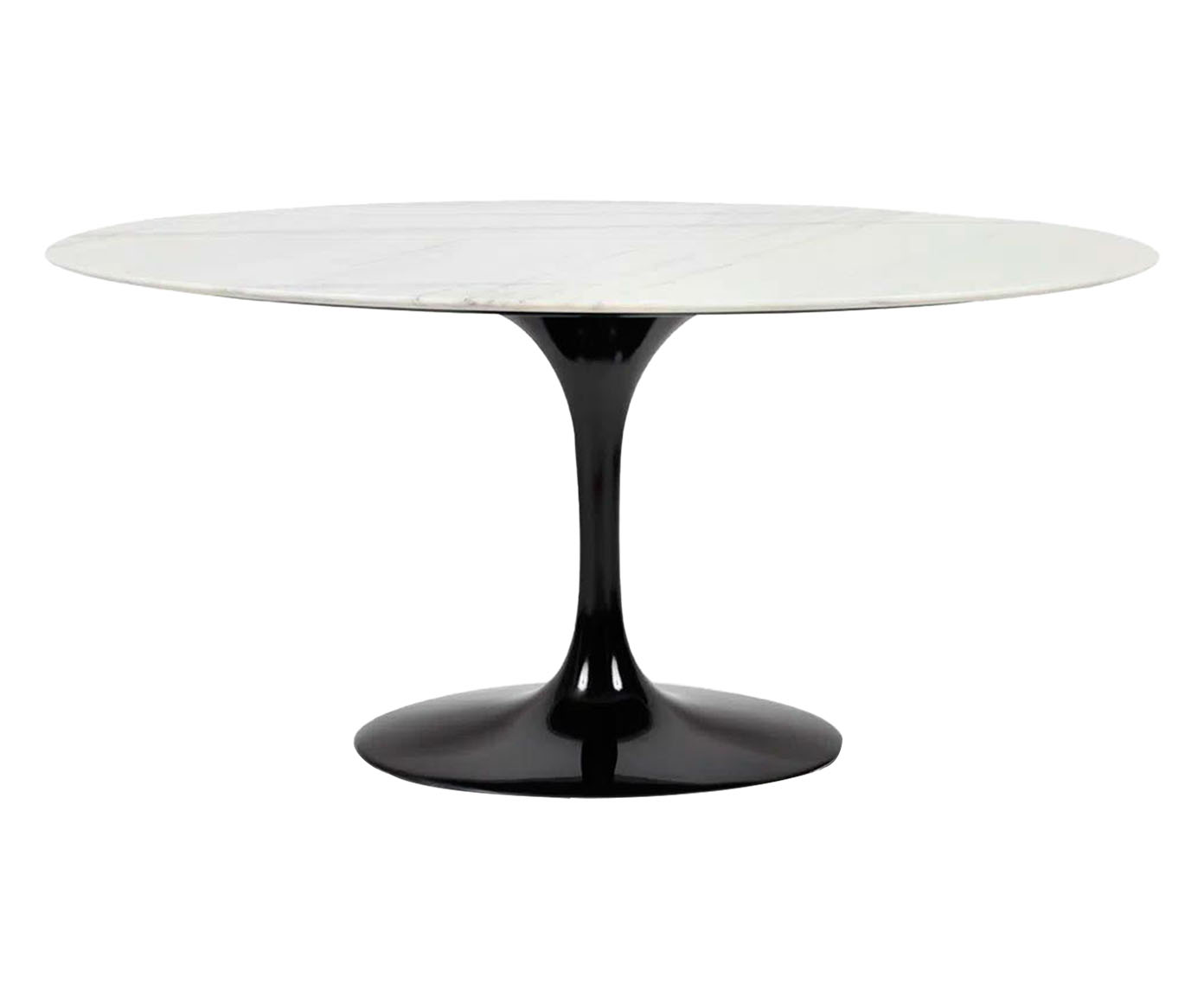 Mesa Saarinen Oval Espirito Santo Base Preta image number 2