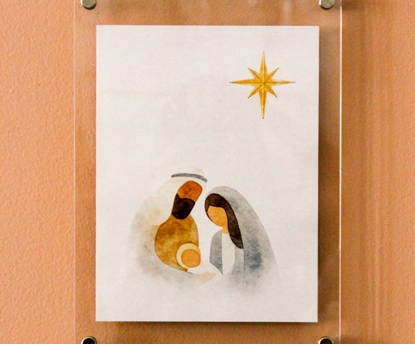 Quadro em Acr&iacute;lico "Sagrada Fam&iacute;lia" - image 1