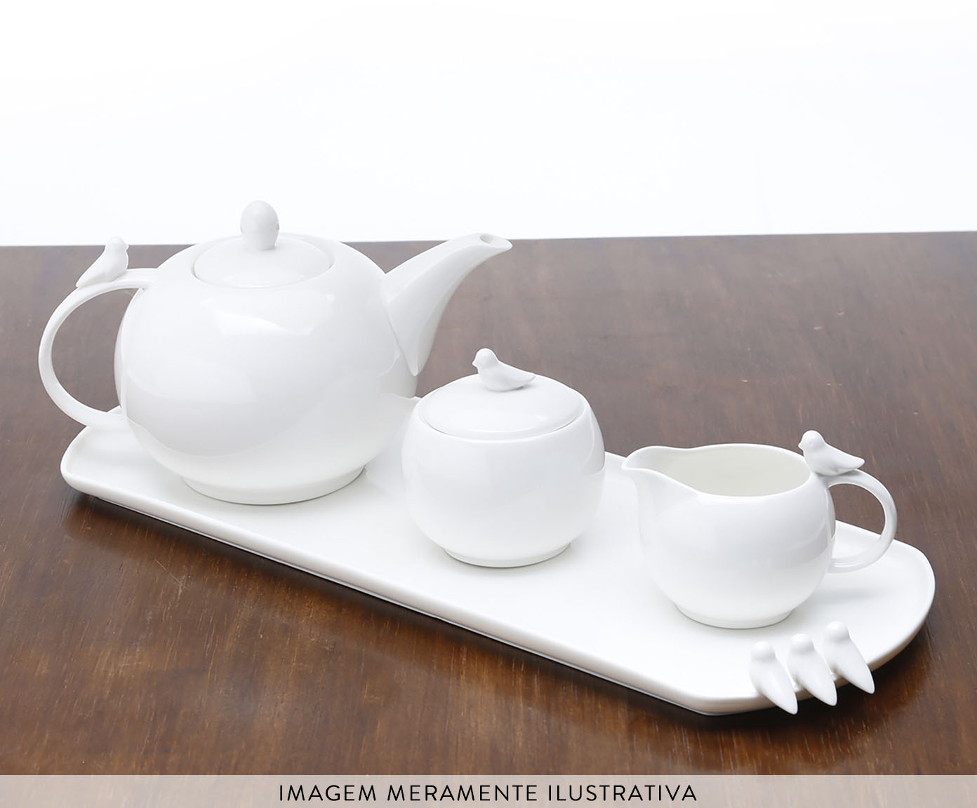 Jogo para em Porcelana para Caf&eacute; Birds image number 2