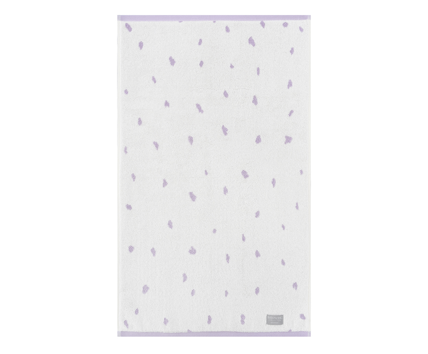 Toalha de Rosto Dots Lil&aacute;s e Off-White image number 5