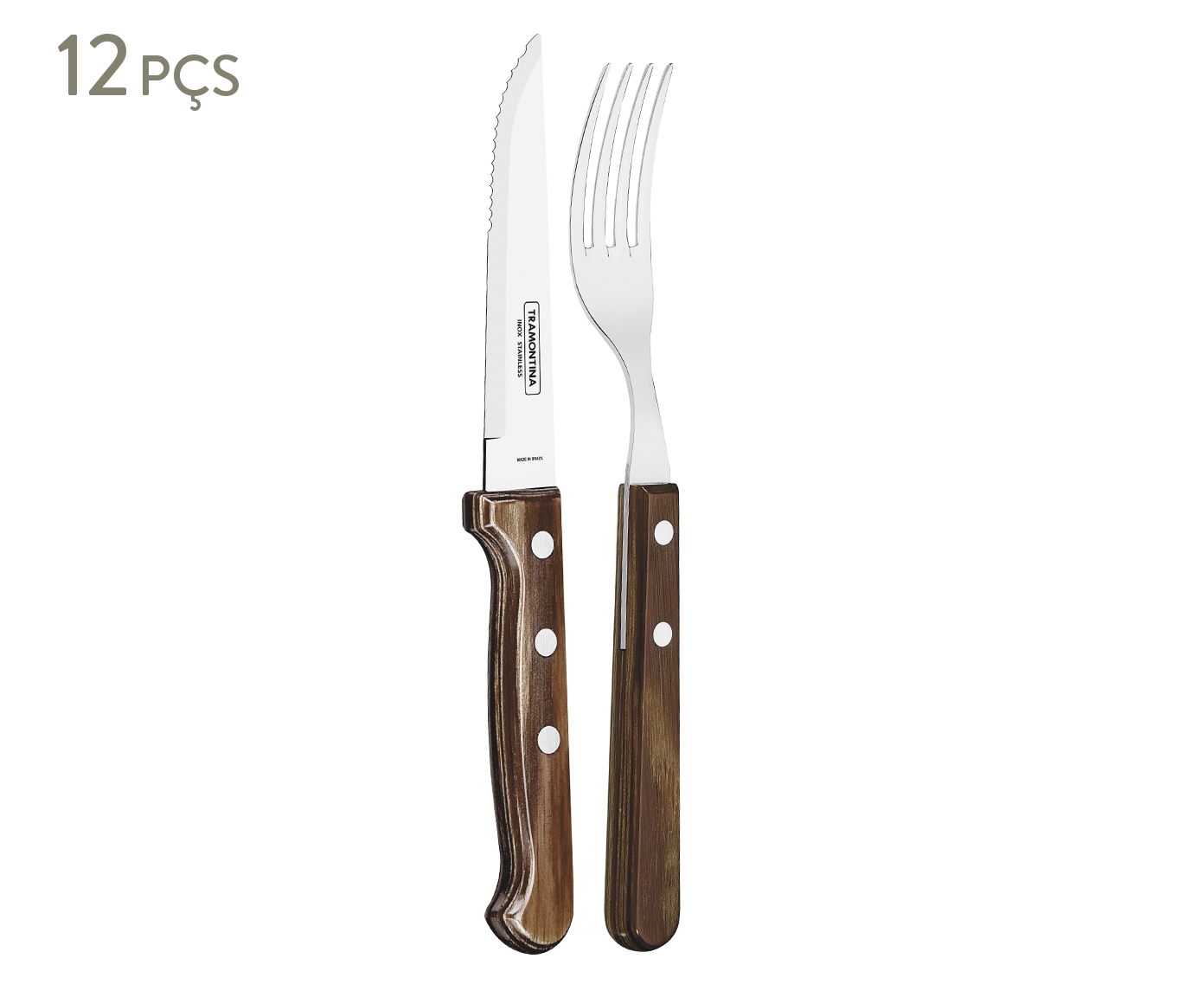 Jogo para Churrasco em Inox Emitima - image 0