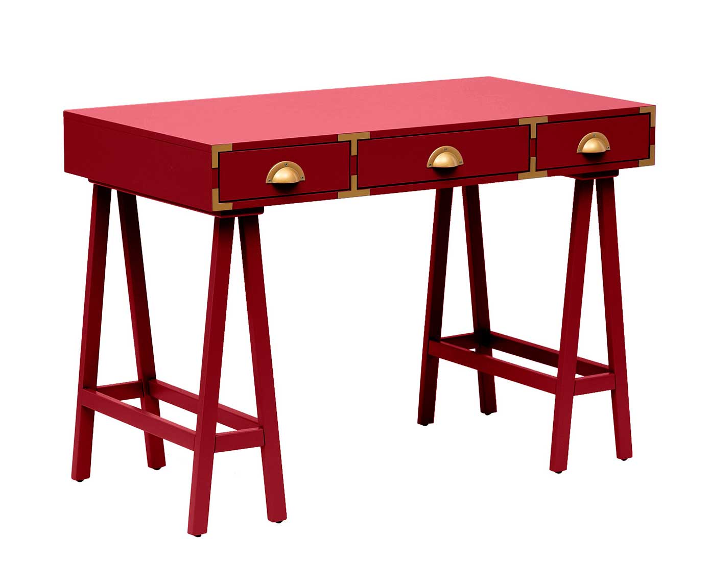 Escrivaninha Cavalete Firebrick - Vermelho - image 0