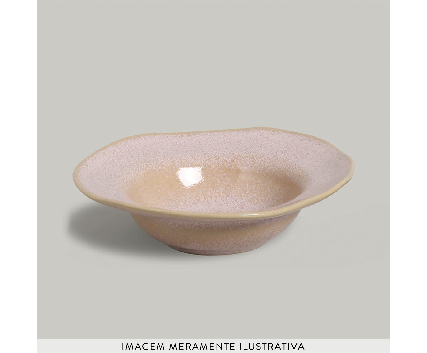 Jogo de Pratos para Sobremesa Org&acirc;nico Litchi Rosa - image 1
