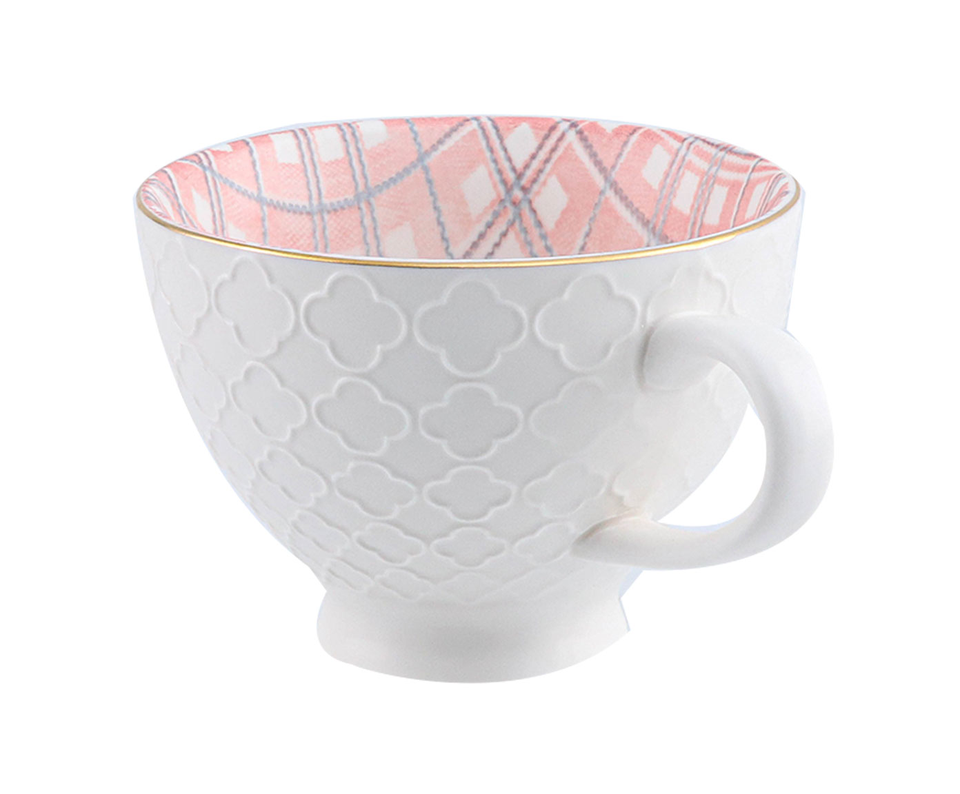 X&iacute;cara para Ch&aacute; em Porcelana Nati - Rosa image number 2