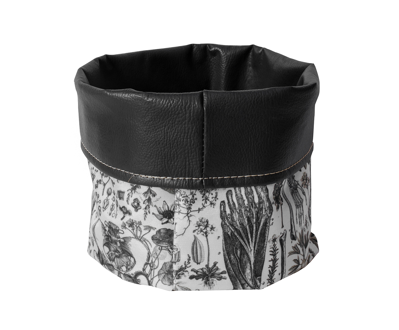 Cachepot em Couro Esqueleto - image 1