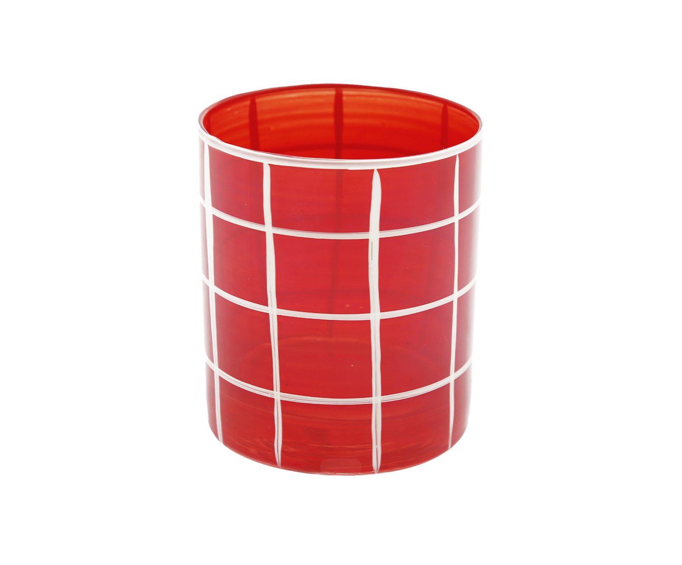 Copo Grid Vermelho image number 2
