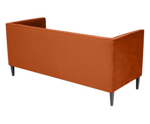 Sof&aacute; Day Bed Bergamo em Veludo - Acobreado image number 11