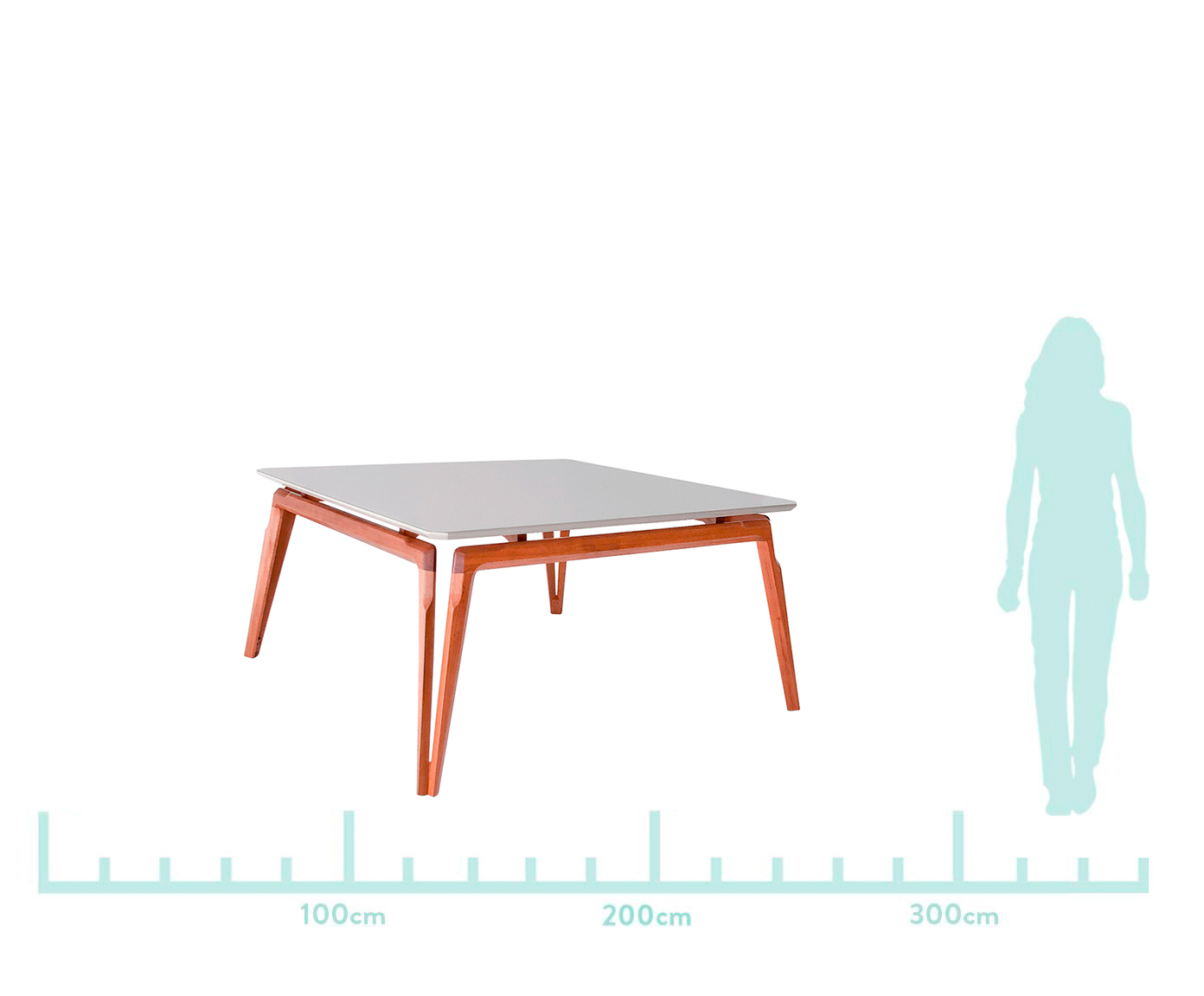Mesa de Jantar Retangular Maju - Branco image number 3