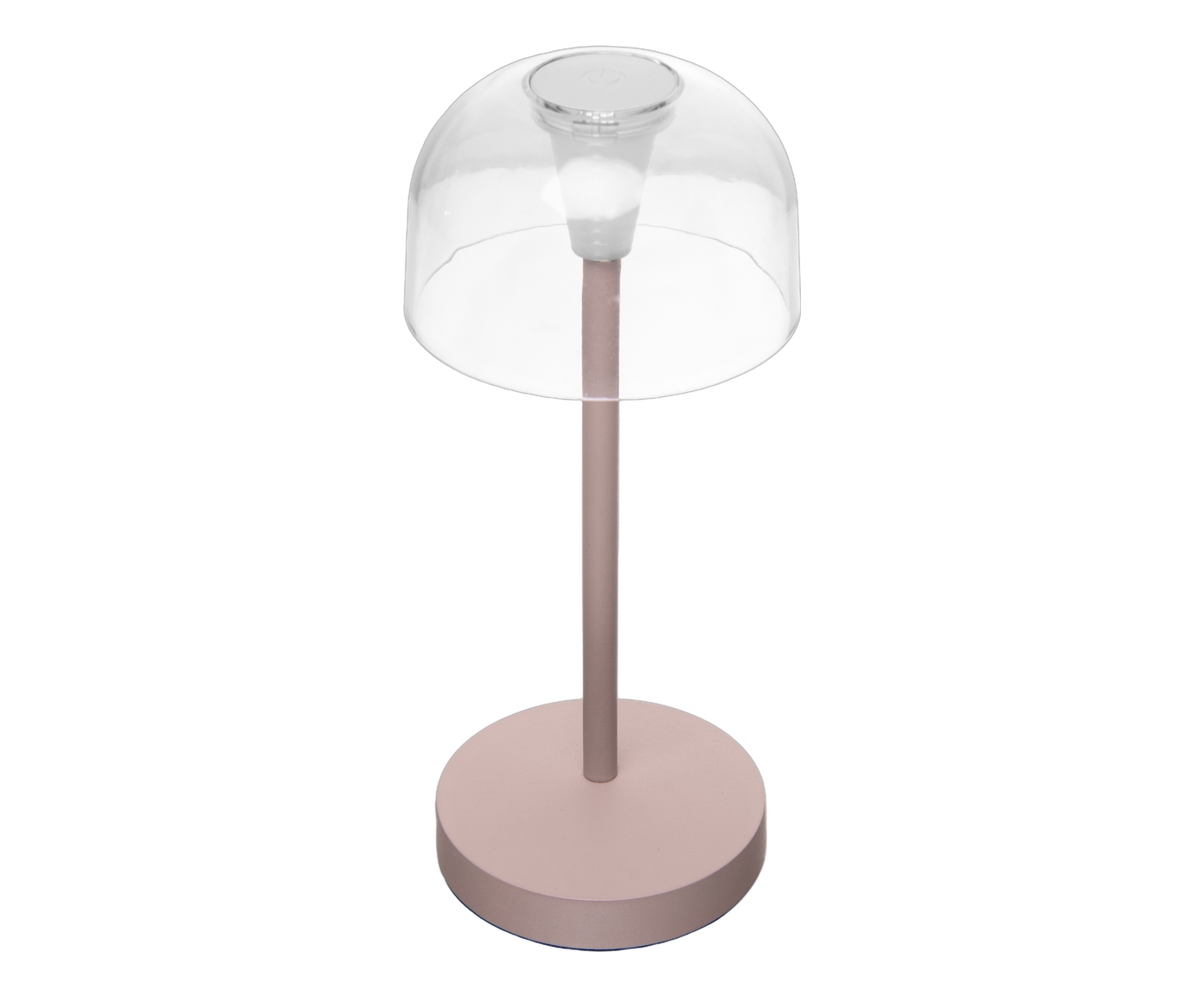 Lumin&aacute;ria de Mesa Recarreg&aacute;vel em Led &Iacute;ris Bege Metal - image 1