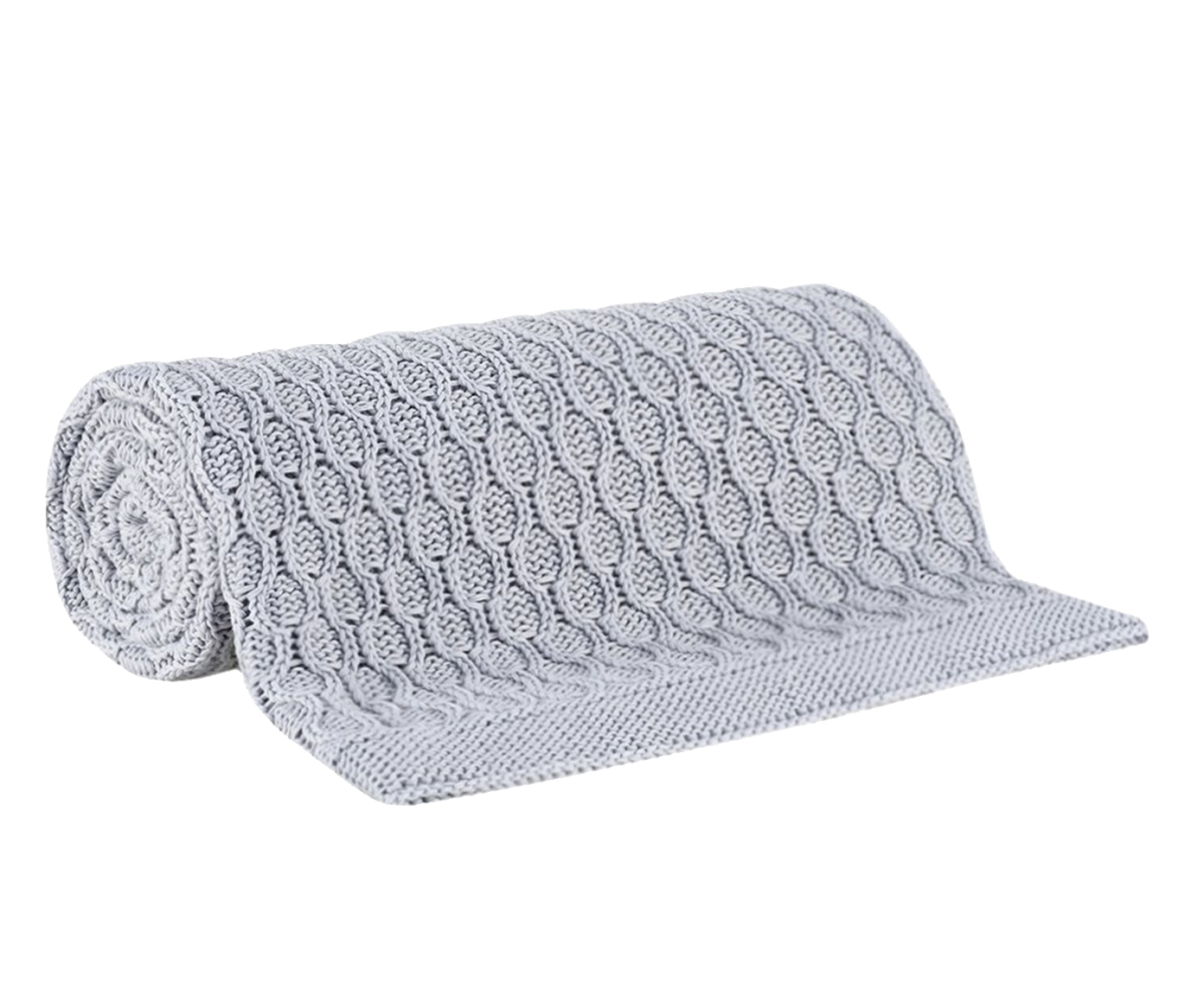 Manta Tricot Max Cinza - image 0