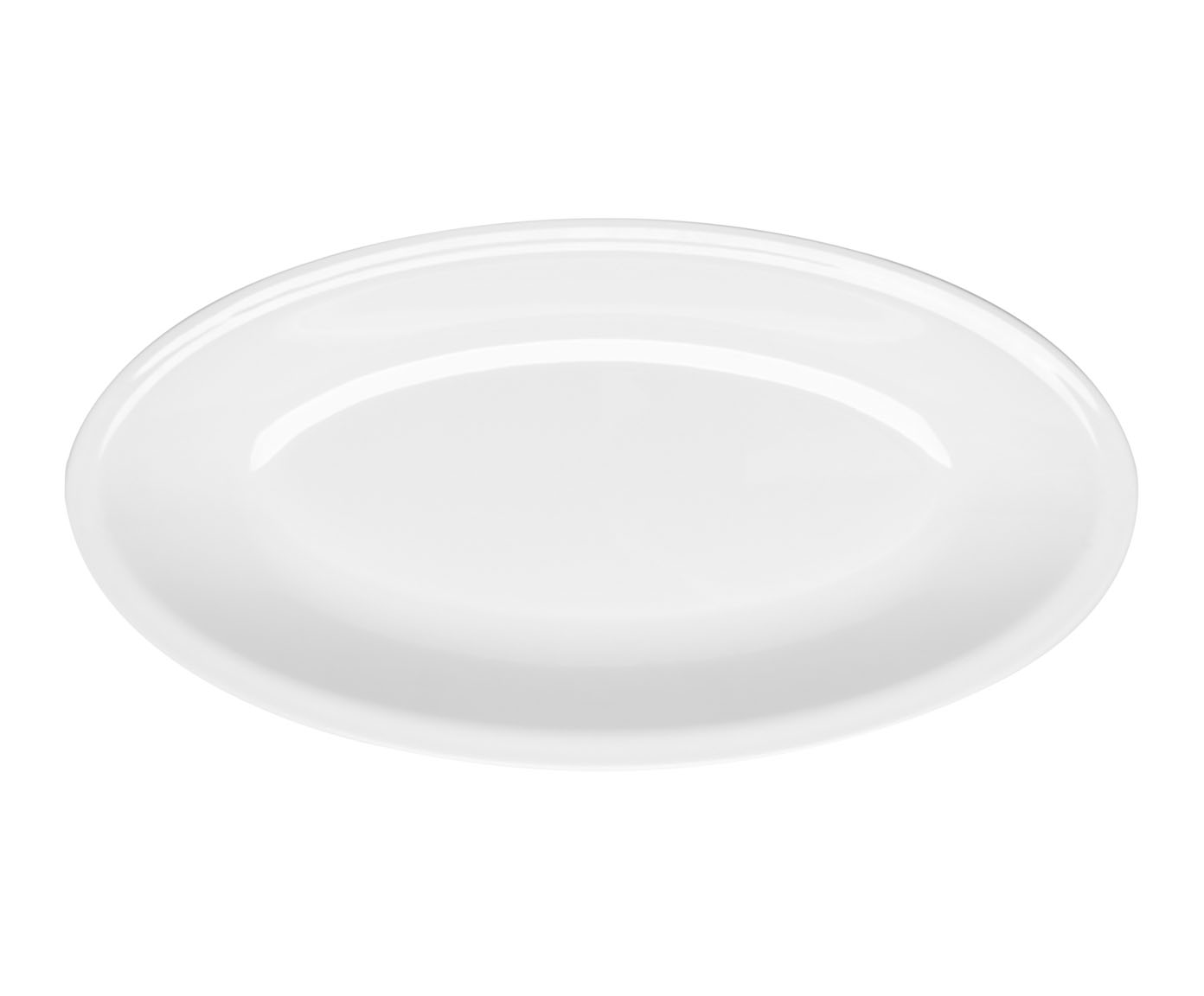 Travessa Oval de Melamina Basic Branca Wolff - image 0